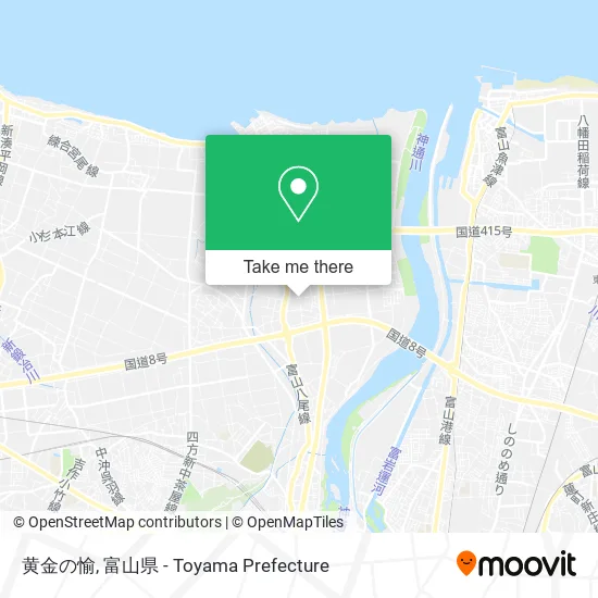 黄金の愉 map