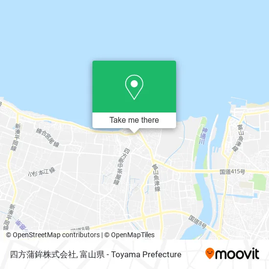 四方蒲鉾株式会社 map