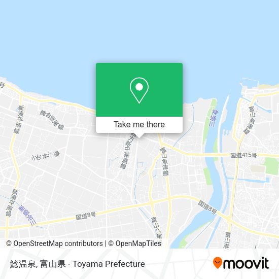 鯰温泉 map