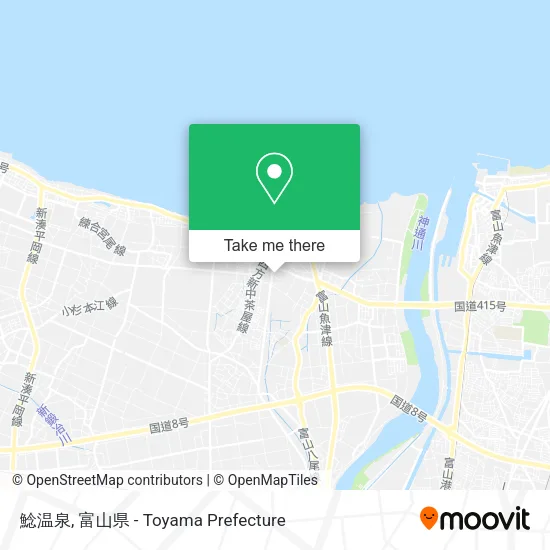 鯰温泉 map