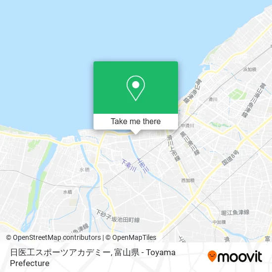 日医工スポーツアカデミー map