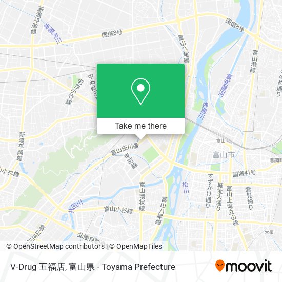 V-Drug 五福店 map