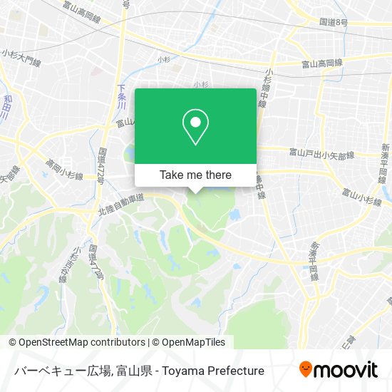 バーベキュー広場 map