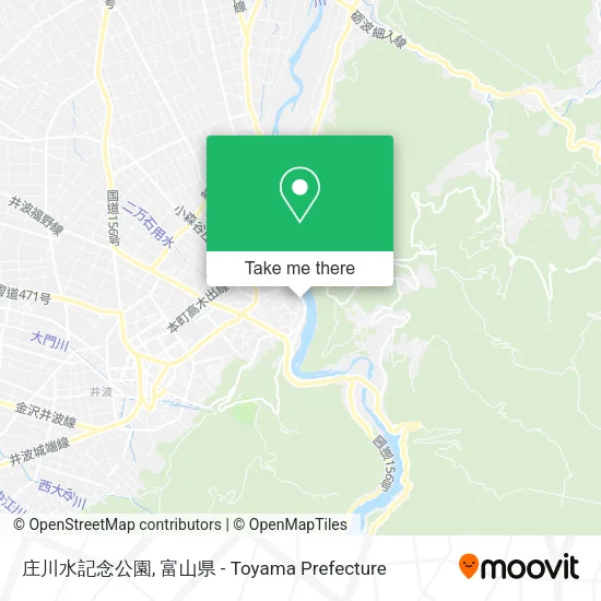 庄川水記念公園 map