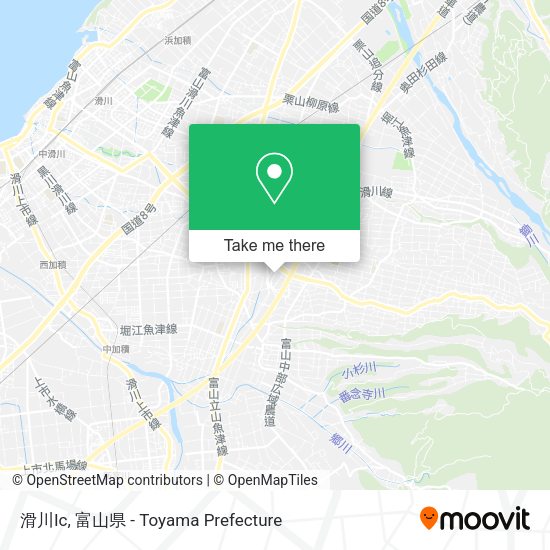 滑川Ic map