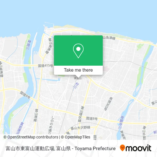 富山市東富山運動広場 map
