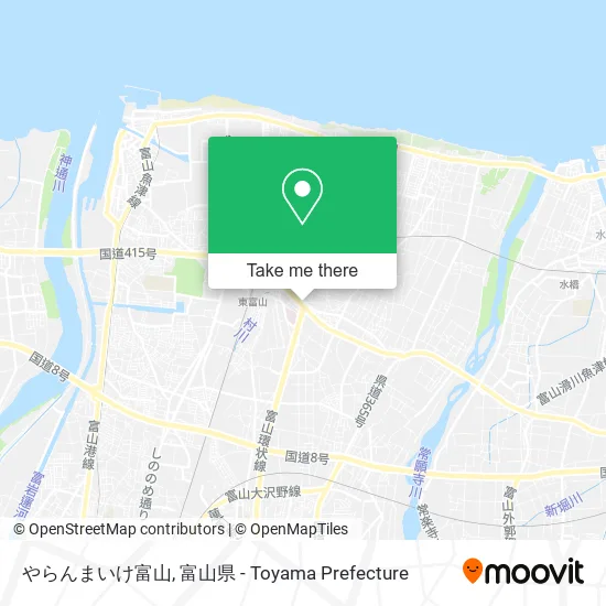 やらんまいけ富山 map