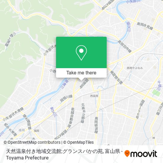 天然温泉付き地域交流館;グランスパかの苑 map