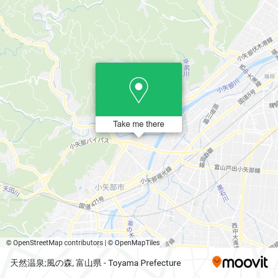天然温泉;風の森 map