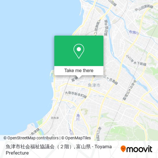 魚津市社会福祉協議会（２階） map
