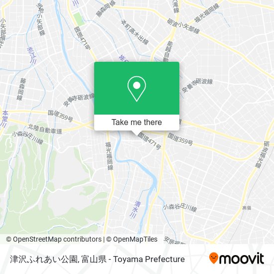 津沢ふれあい公園 map
