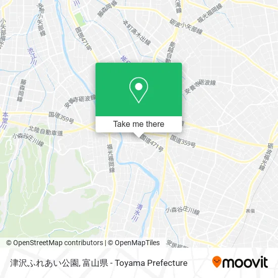 津沢ふれあい公園 map