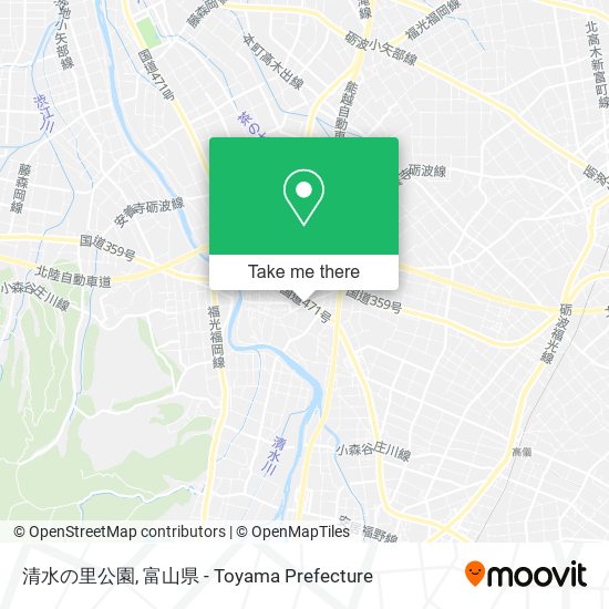 清水の里公園 map