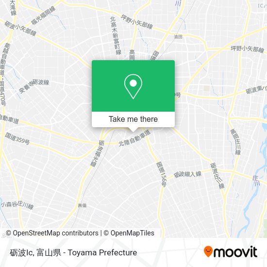 砺波Ic map