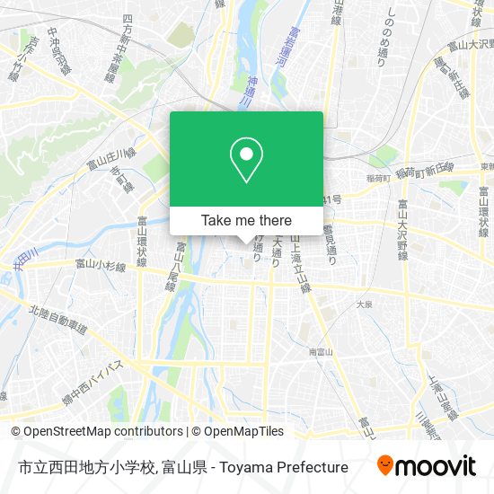 市立西田地方小学校 map