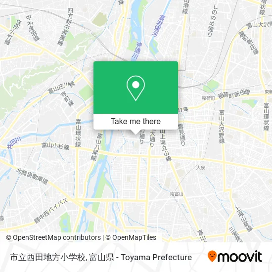 市立西田地方小学校 map