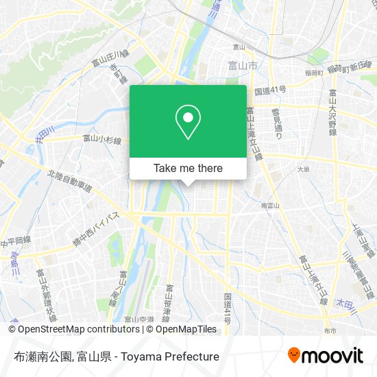 布瀬南公園 map