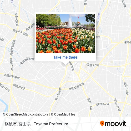 砺波市 map