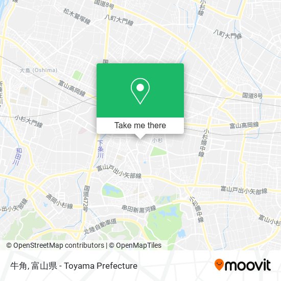 牛角 map