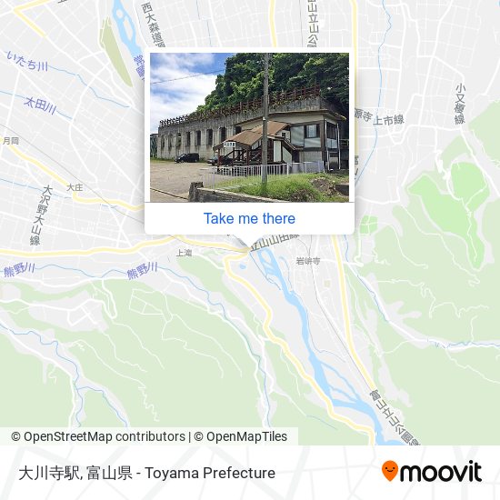 大川寺駅 map