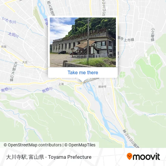 大川寺駅 map