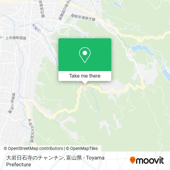 大岩日石寺のチャンチン map