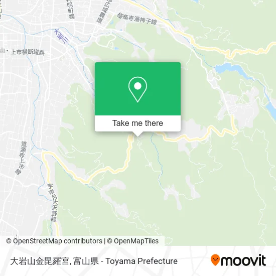 大岩山金毘羅宮 map