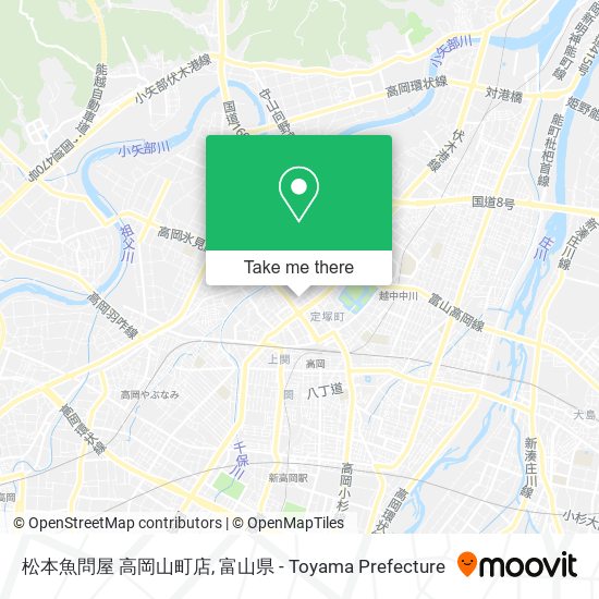 松本魚問屋 高岡山町店 map