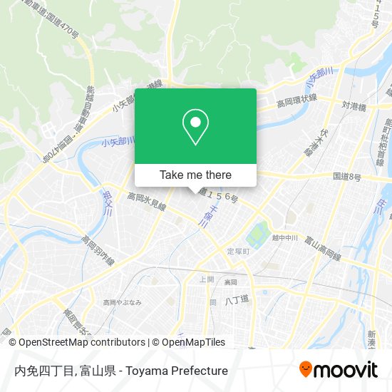 内免四丁目 map