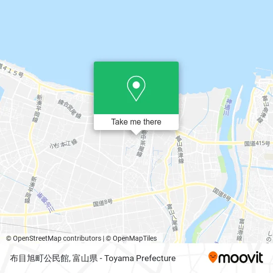 布目旭町公民館 map