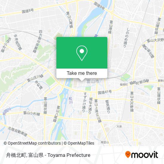 舟橋北町 map