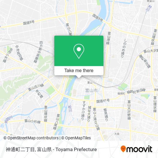 神通町二丁目 map