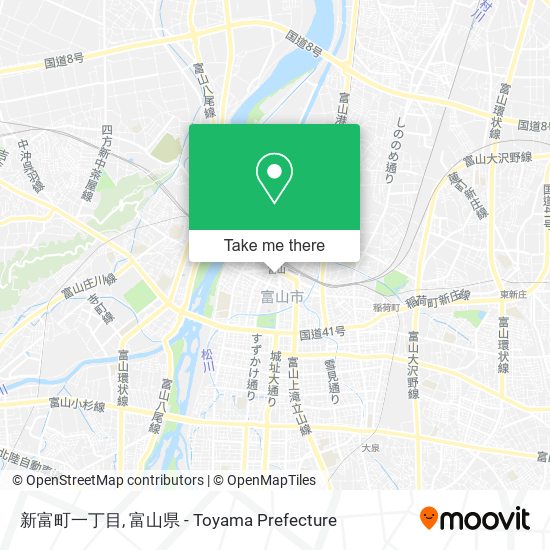 新富町一丁目 map
