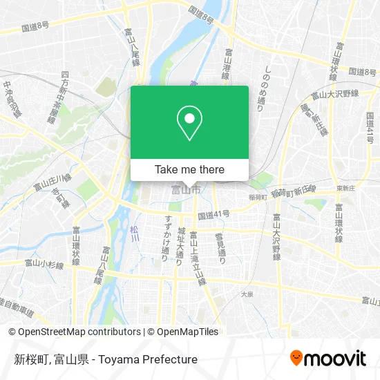 新桜町 map