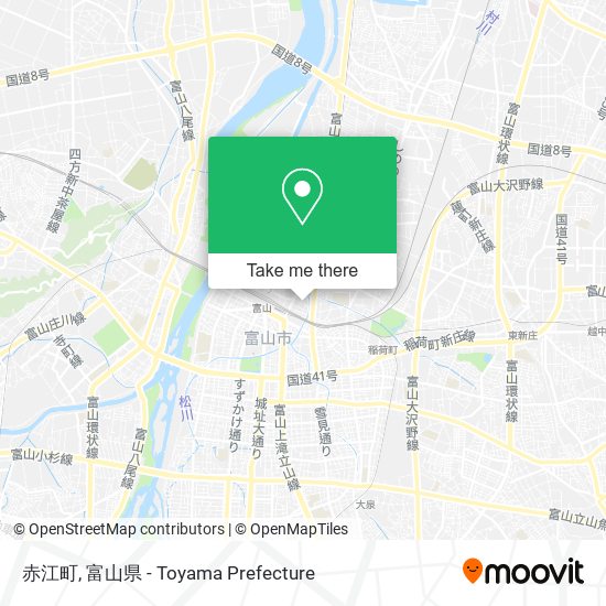 赤江町 map