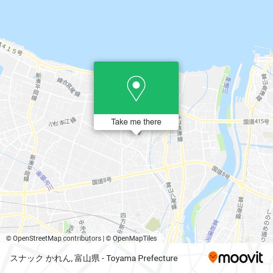 スナック かれん map