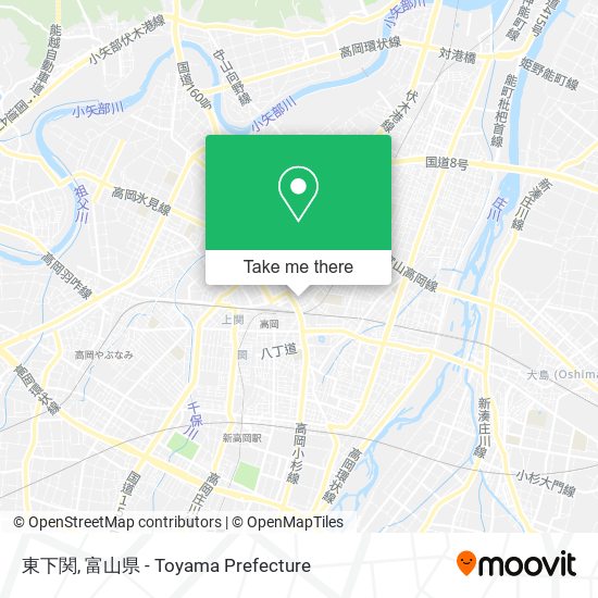 東下関 map