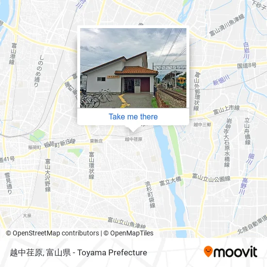 越中荏原 map