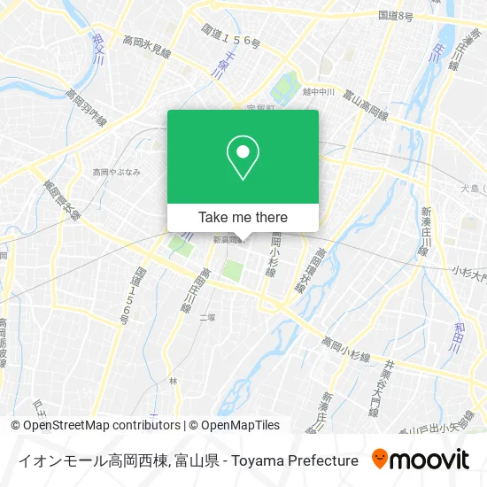 イオンモール高岡西棟 map