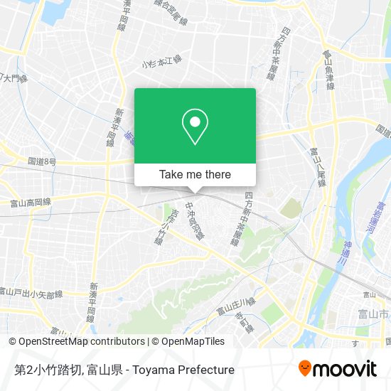 第2小竹踏切 map