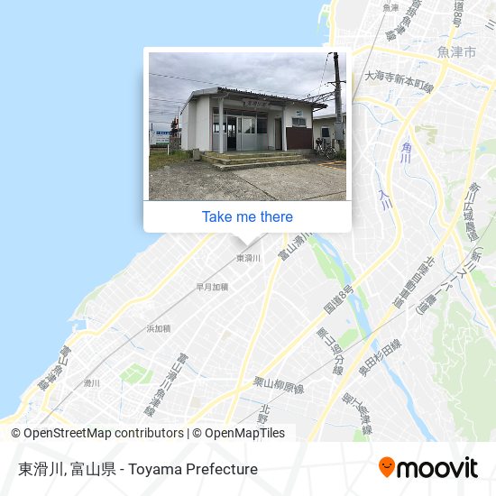 東滑川 map