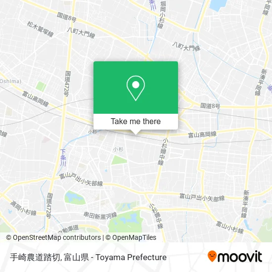 手崎農道踏切 map
