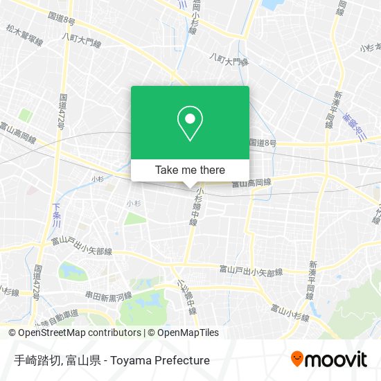 手崎踏切 map