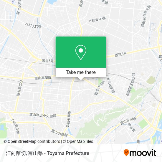 江向踏切 map