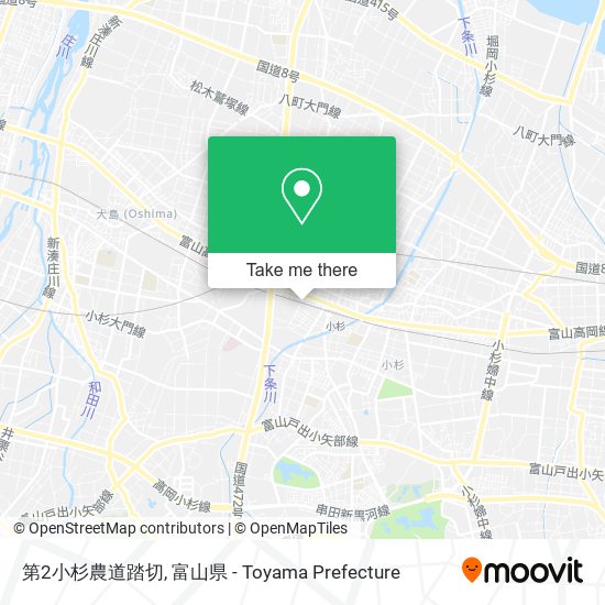 第2小杉農道踏切 map