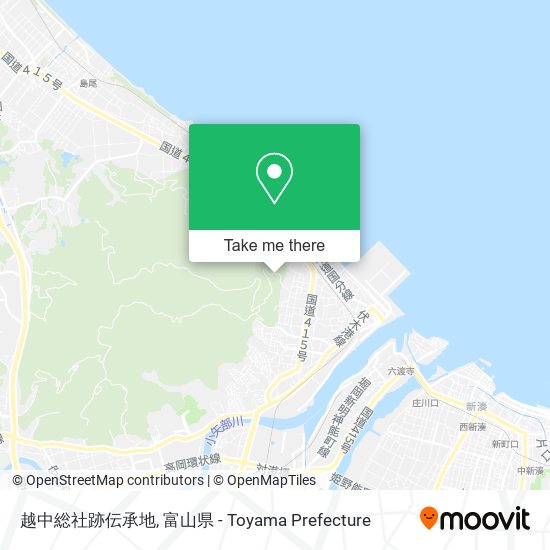 越中総社跡伝承地 map