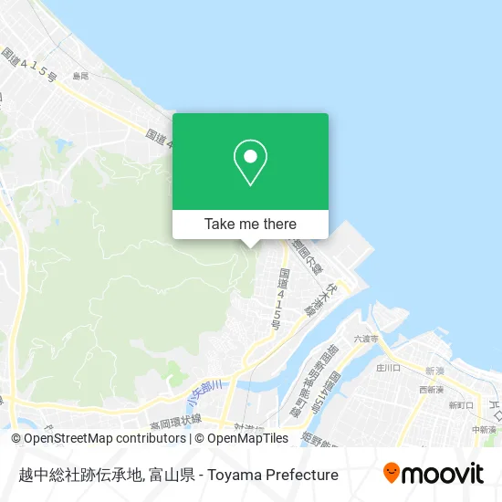 越中総社跡伝承地 map