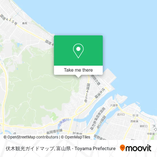 伏木観光ガイドマップ map