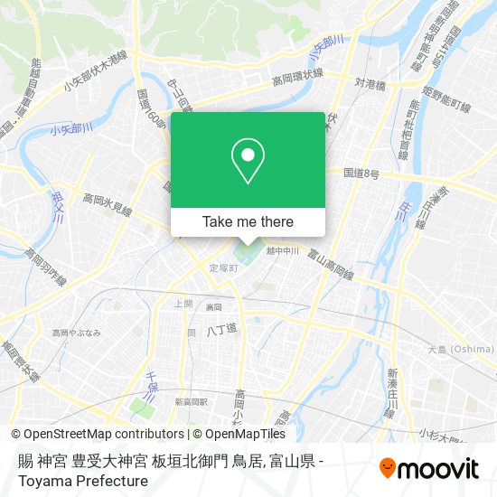 賜 神宮 豊受大神宮 板垣北御門 鳥居 map