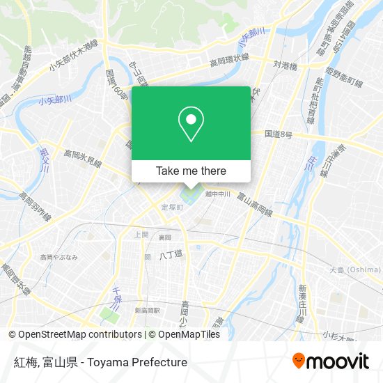 紅梅 map